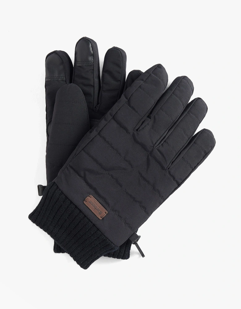 BANFF QUILTED Mens Gloves Black