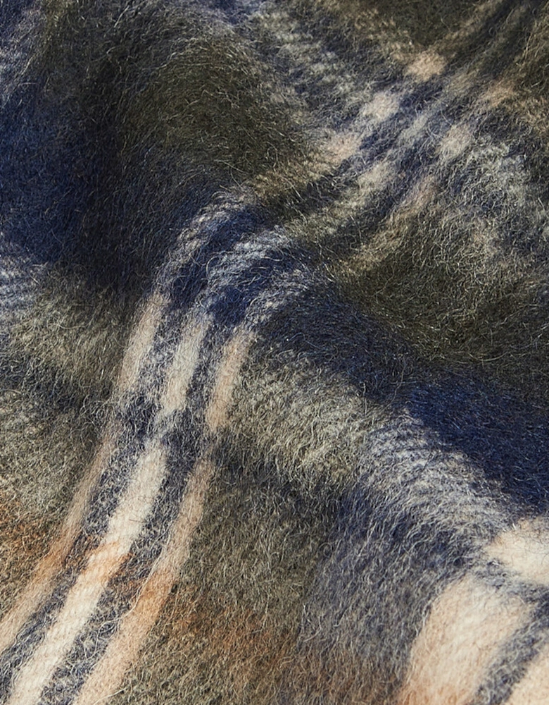 NEW CHECK Unisex Adults Tartan Scarf Sand Beige Plaid