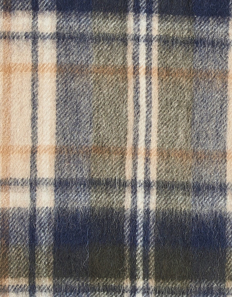 NEW CHECK Unisex Adults Tartan Scarf Sand Beige Plaid