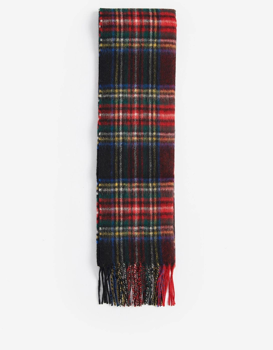 NEW CHECK Unisex Adults Tartan Scarf Black Stewart