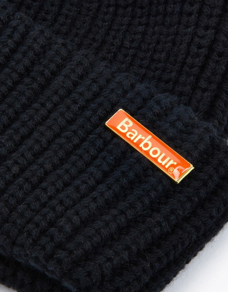 MOSELY Mens Fisherman Beanie Black