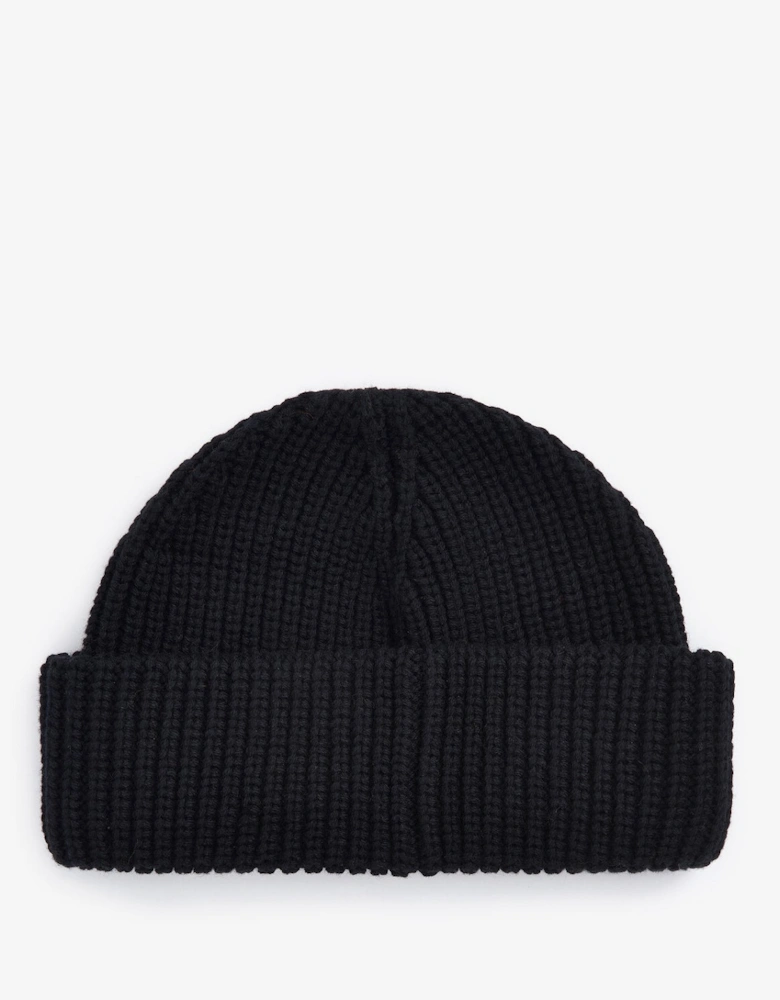 MOSELY Mens Fisherman Beanie Black
