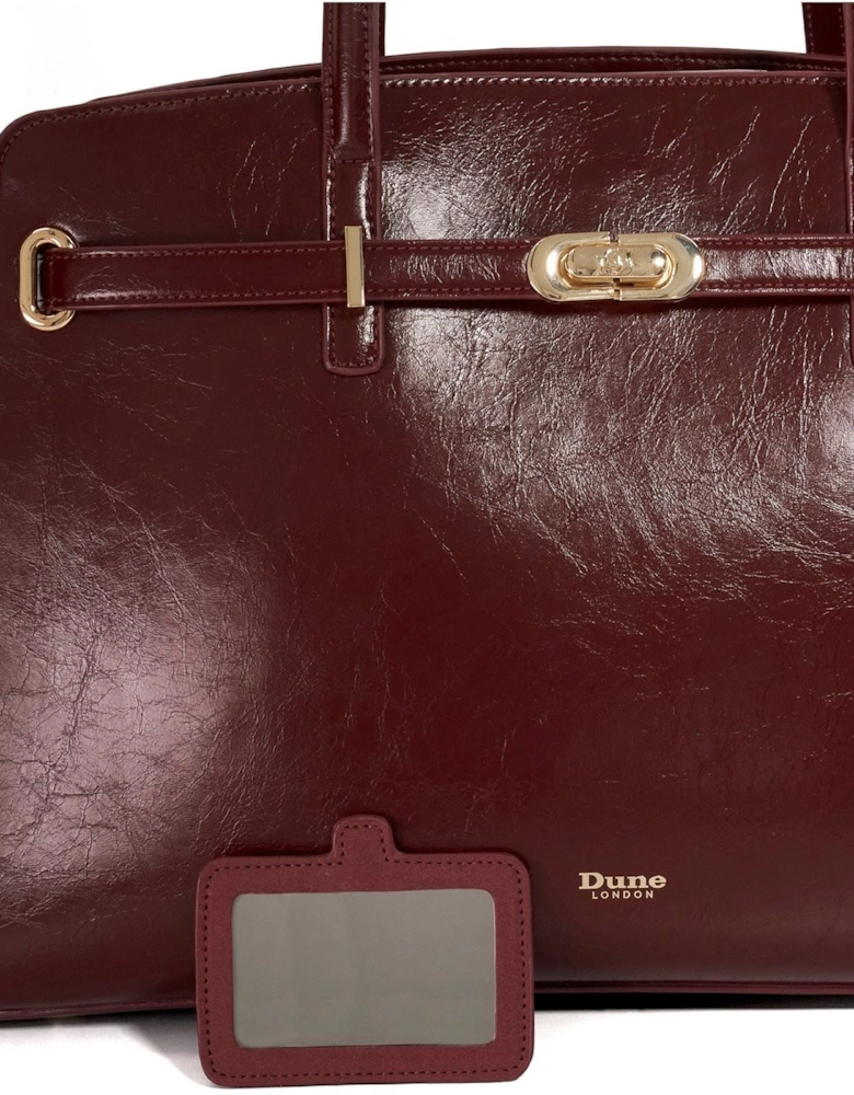 Dune Define Women's Red Top-Handle HandBag
