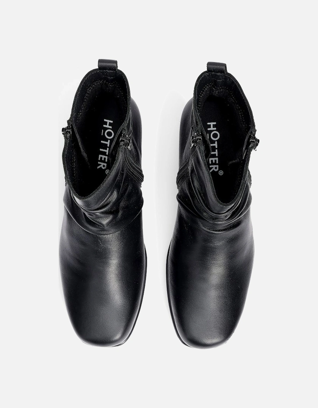 Milton Womens Wide Fit Ankle Boots