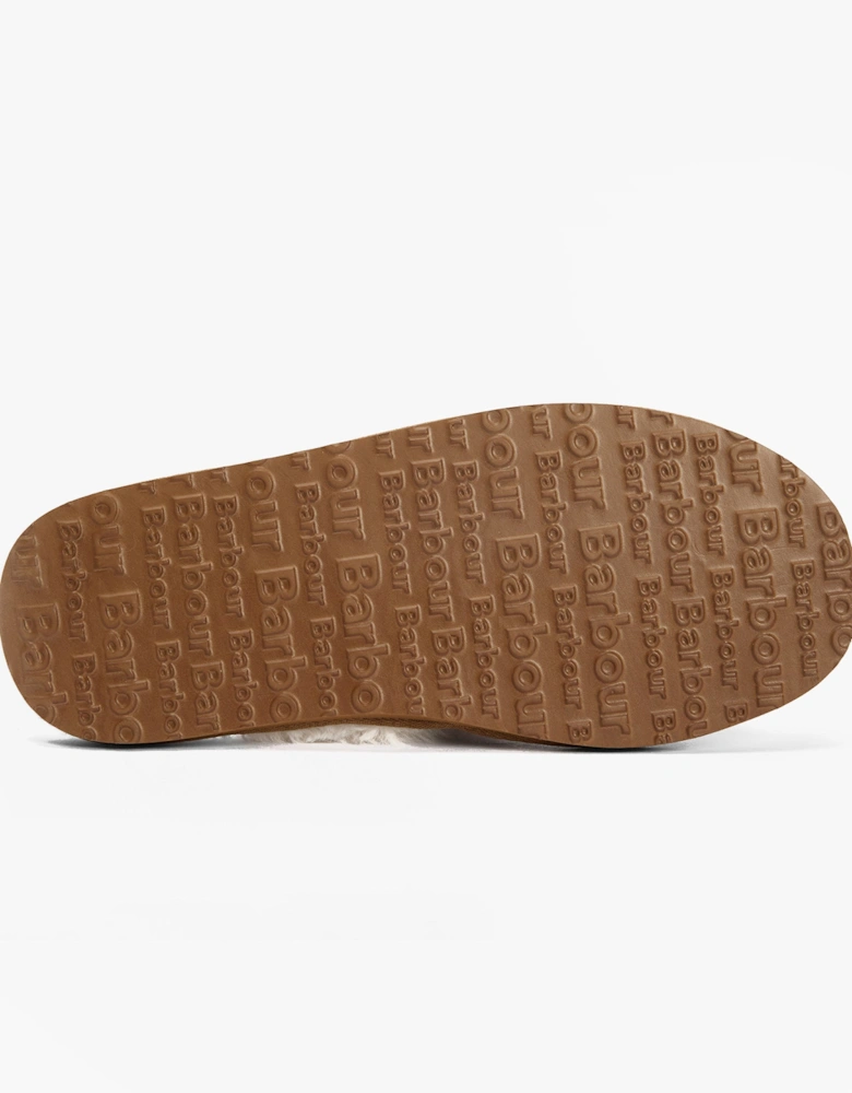 CLAUDIA Womens Mule Slippers Hessian Tartan