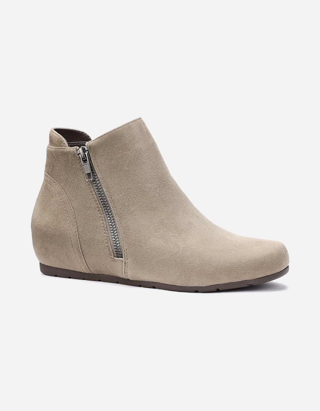 Avebury Womens Low Wedge Ankle Boots, 6 of 5