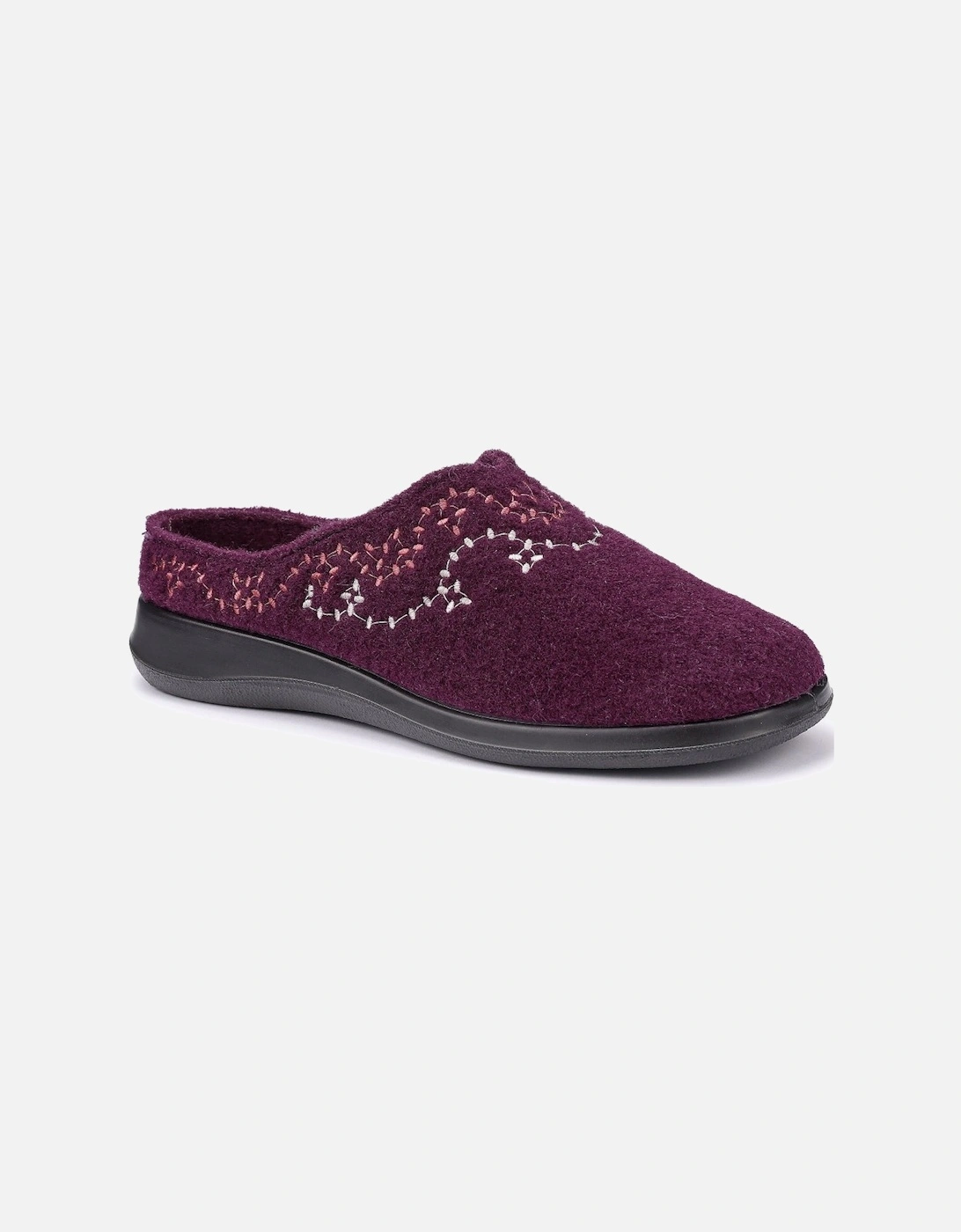 Cuddle Womens Wide Fit Slippers, 5 of 4