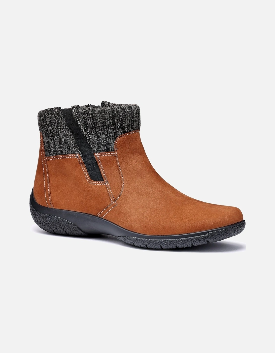 Malham Womens Wide Fit Ankle Boots, 6 of 5