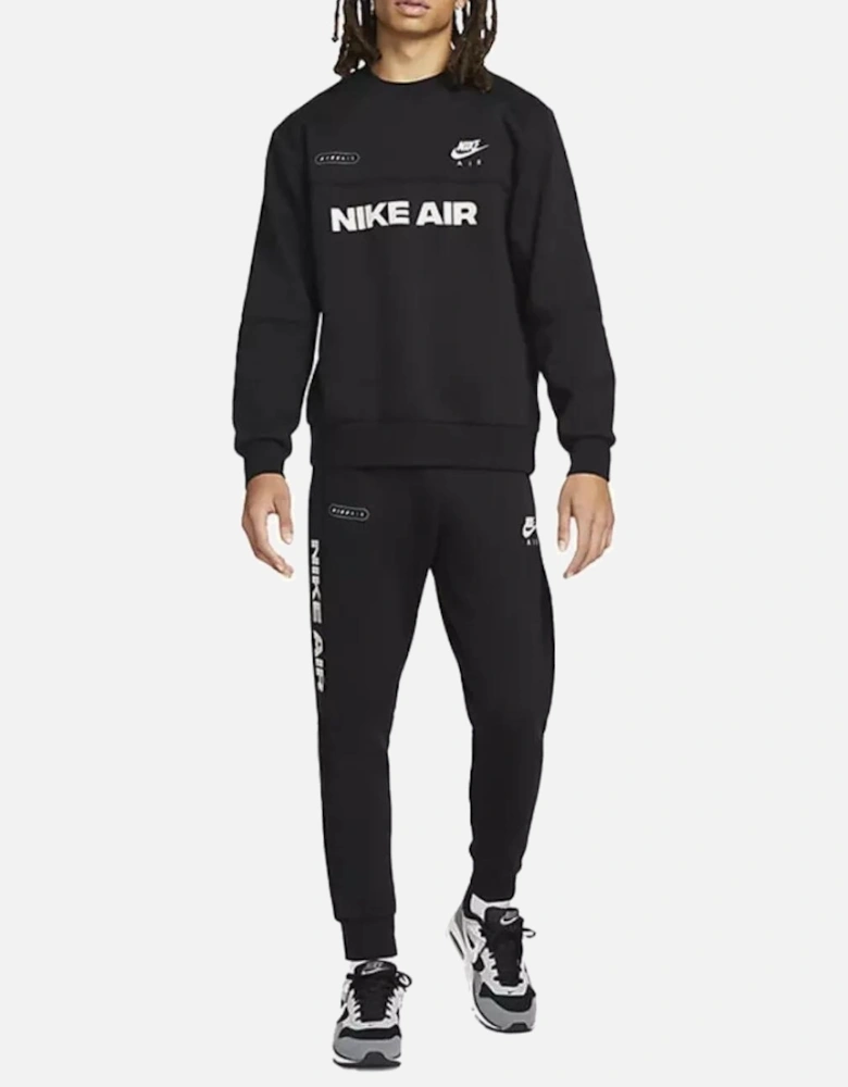 Air Fleece Men's Tracksuit Black