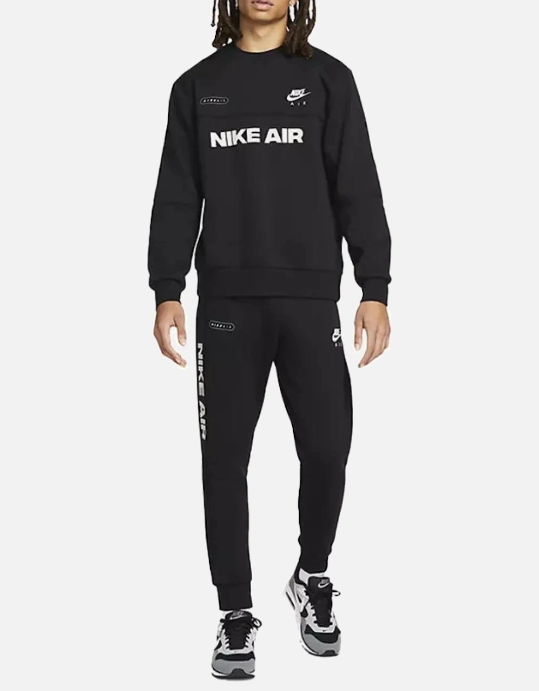 Air Fleece Men's Tracksuit Black, 7 of 6