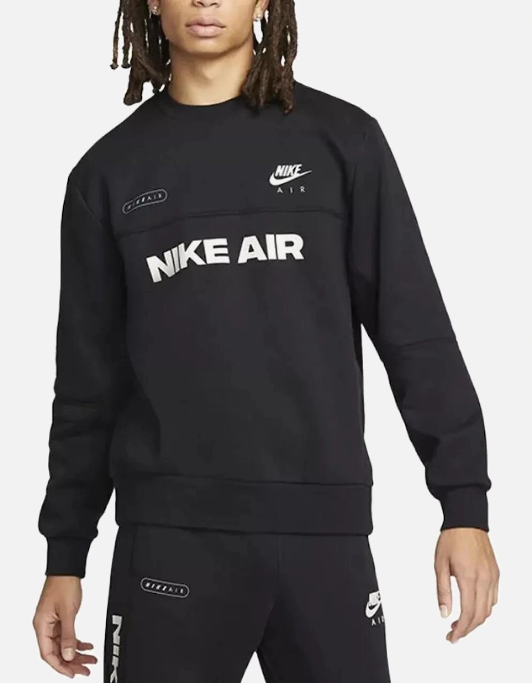 Air Fleece Men's Tracksuit Black