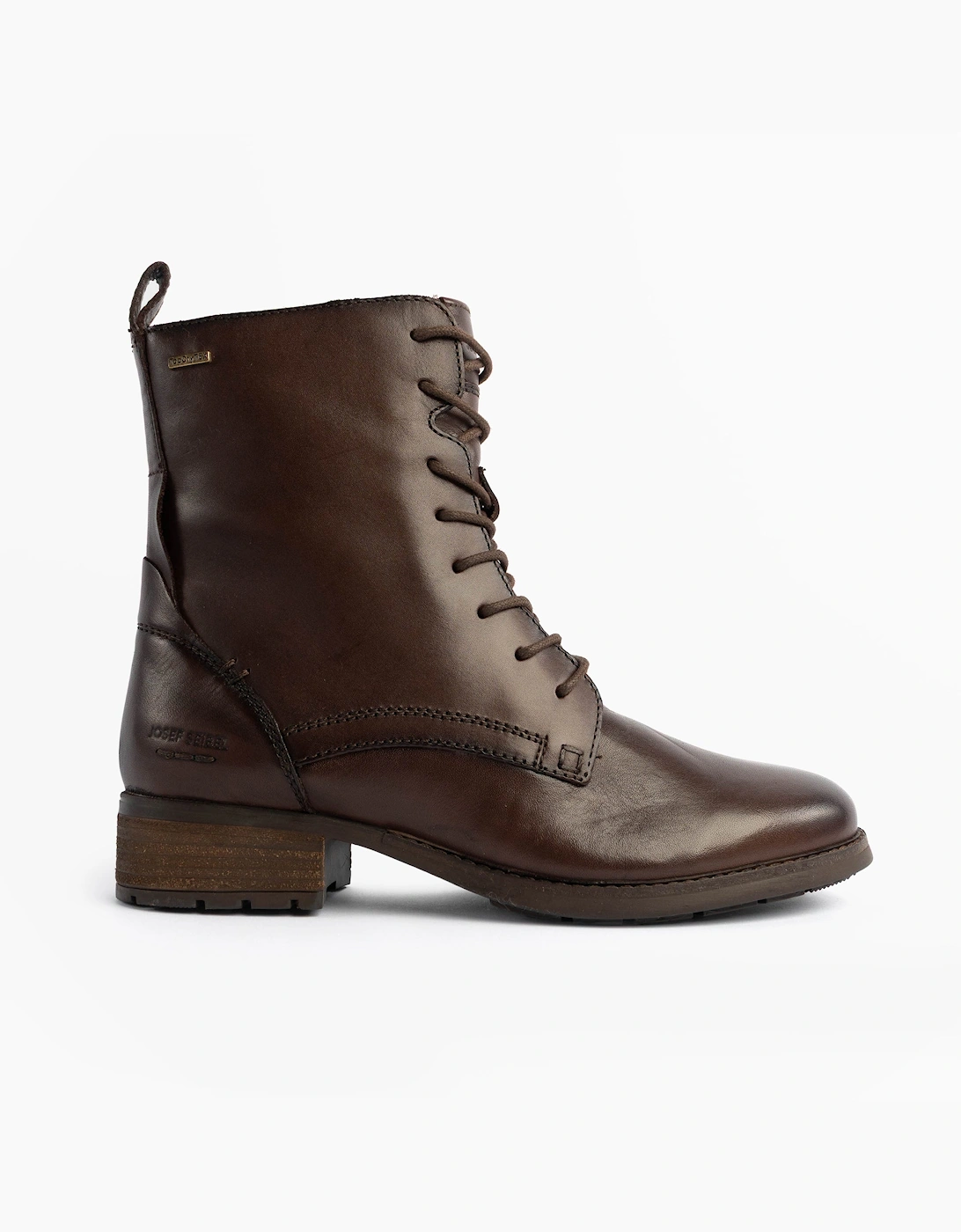 Women's Josef Seibel KATE 50 Womens Lace Up Boots Moro Brown - Size: 5
