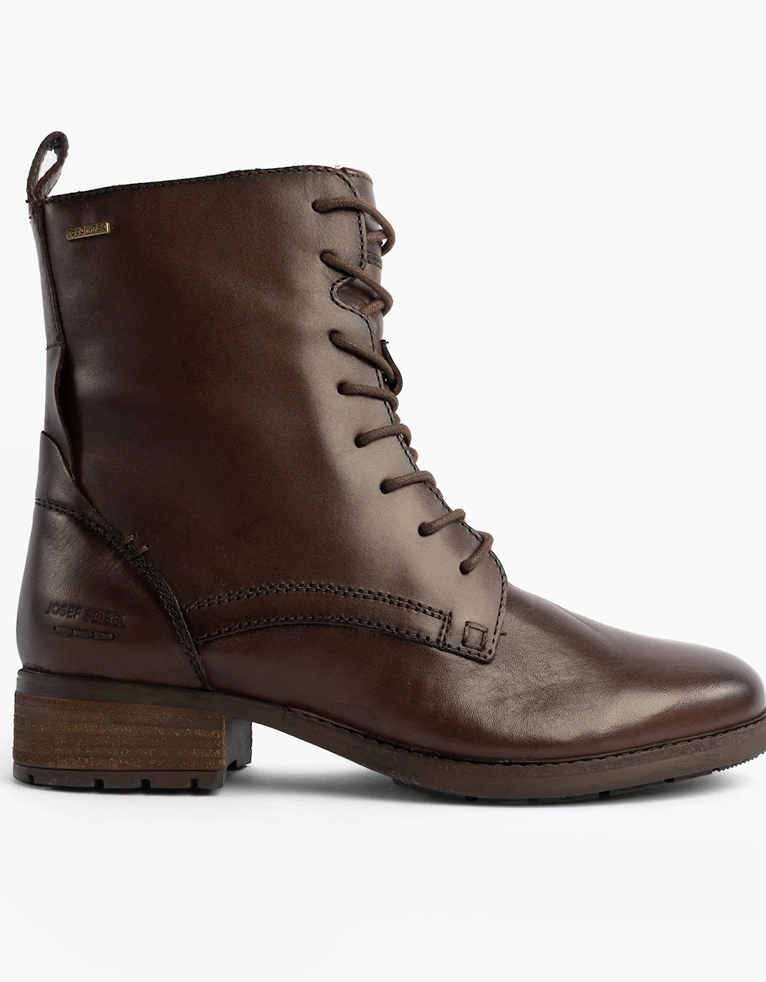 KATE 50 Womens Lace Up Boots Moro Brown, 7 of 6