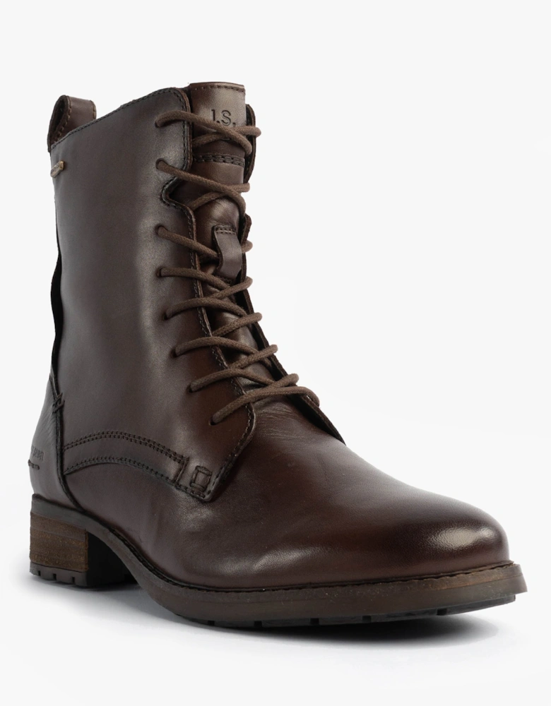 KATE 50 Womens Lace Up Boots Moro Brown