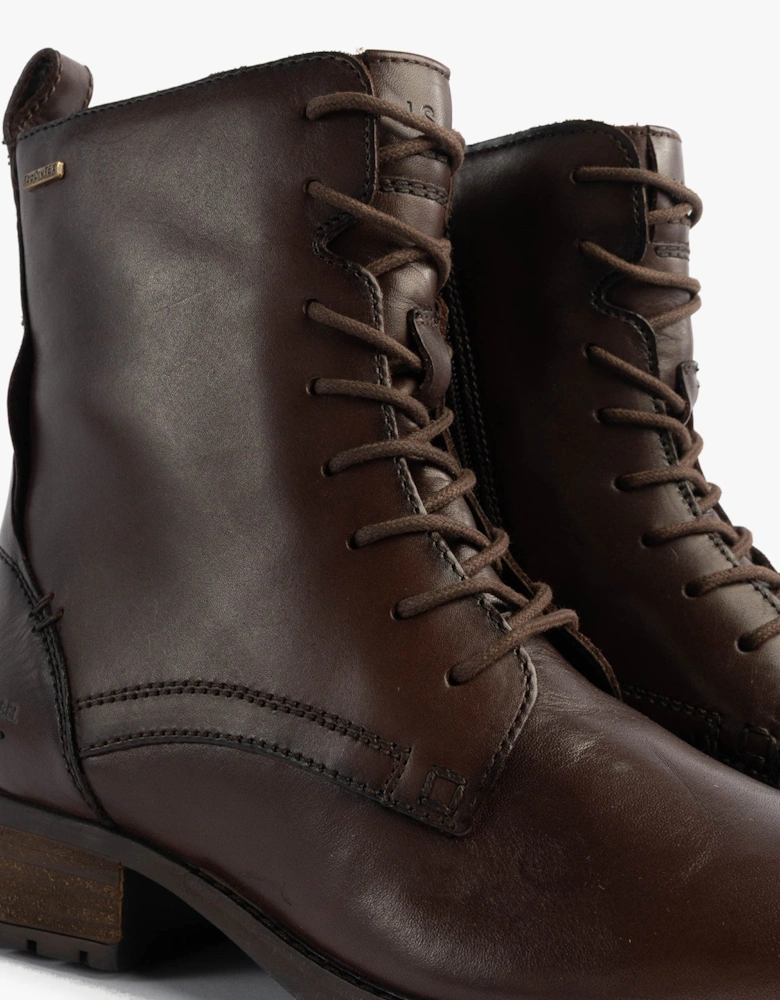 KATE 50 Womens Lace Up Boots Moro Brown