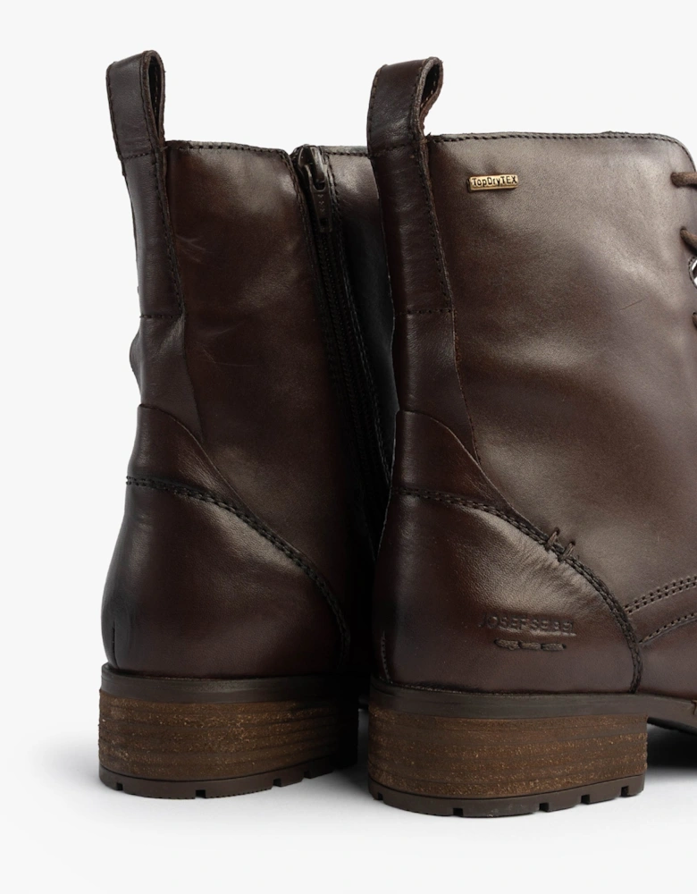 KATE 50 Womens Lace Up Boots Moro Brown
