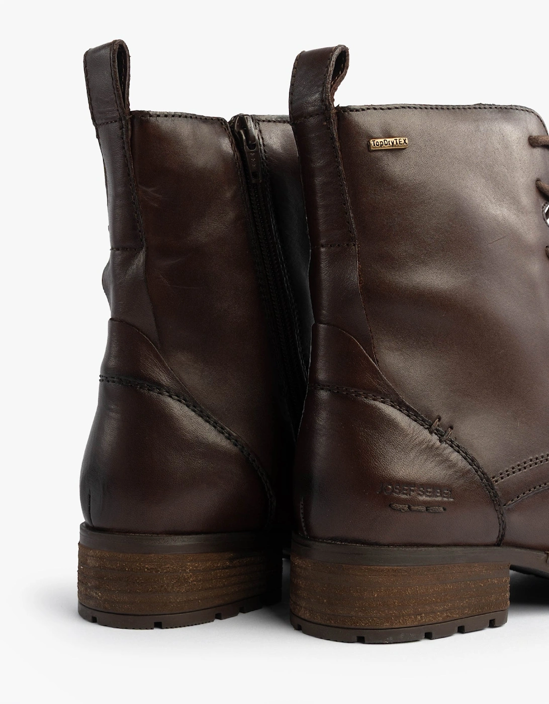 KATE 50 Womens Lace Up Boots Moro Brown