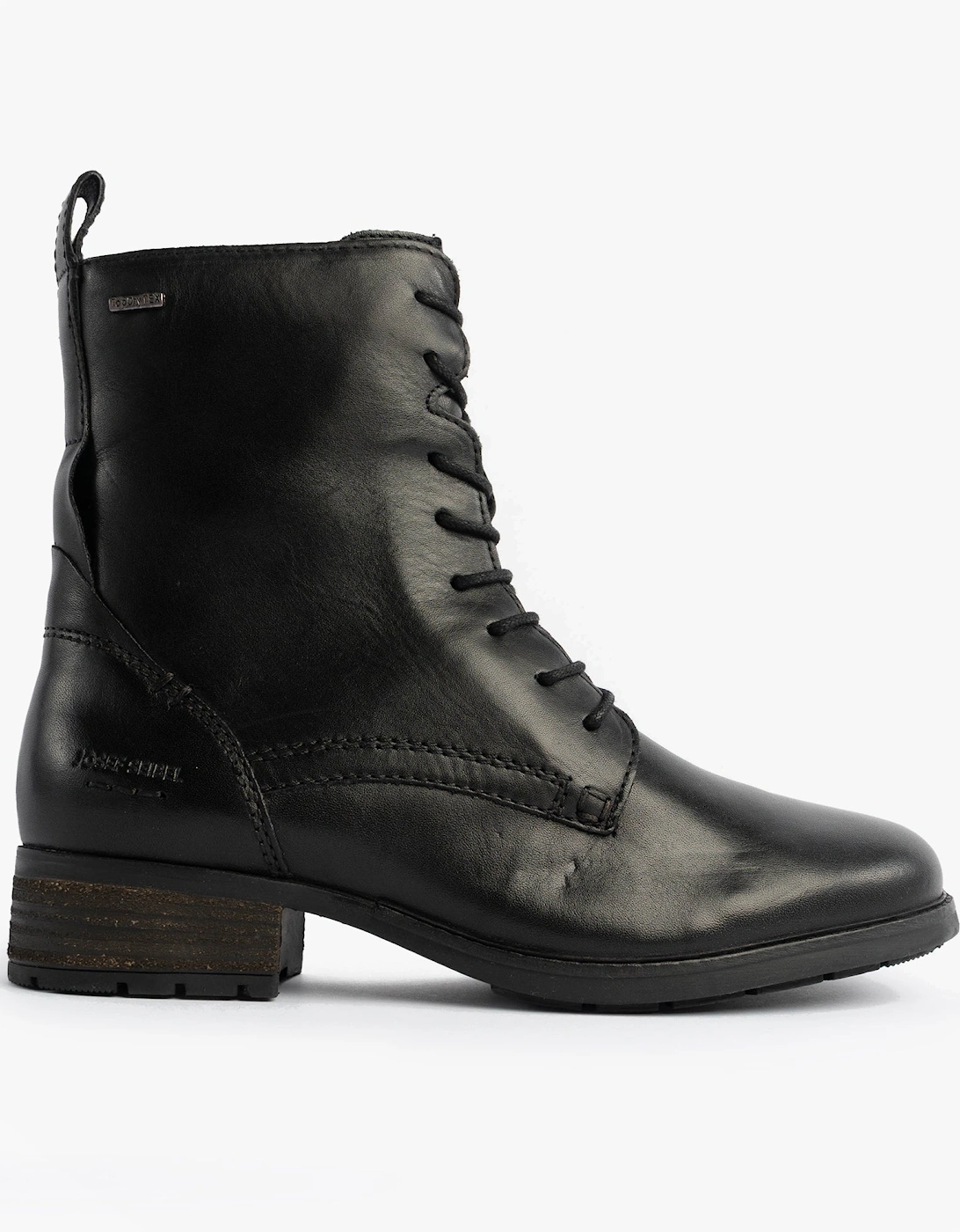 KATE 50 Womens Waterproof Lace Up Boots Black
