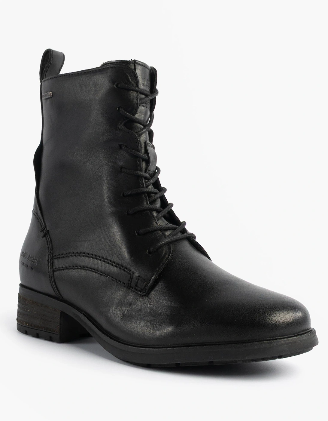 KATE 50 Womens Waterproof Lace Up Boots Black