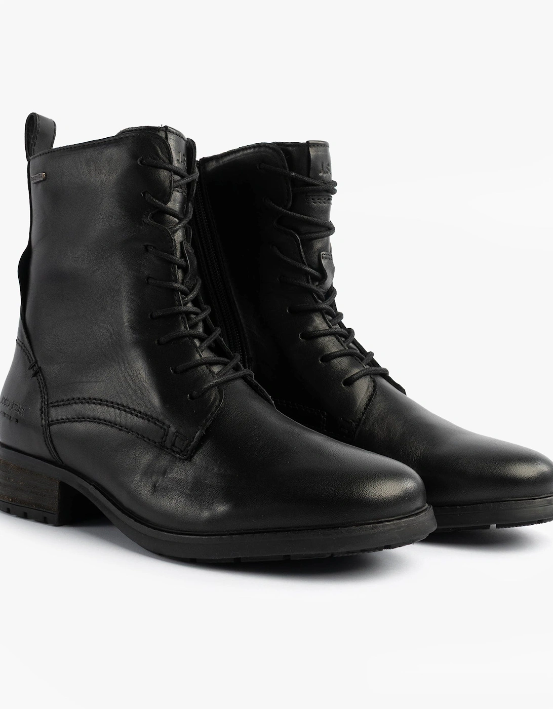 KATE 50 Womens Waterproof Lace Up Boots Black, 7 of 6
