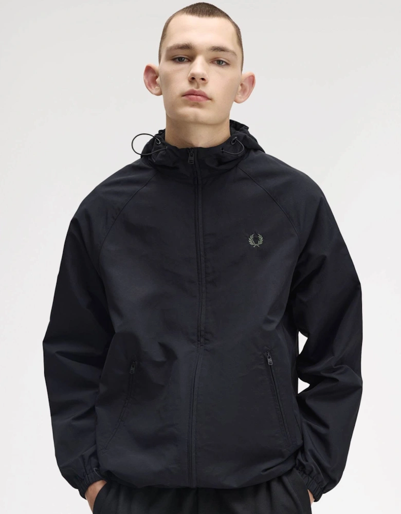 Mens Hooded Shell Jacket - Black 102