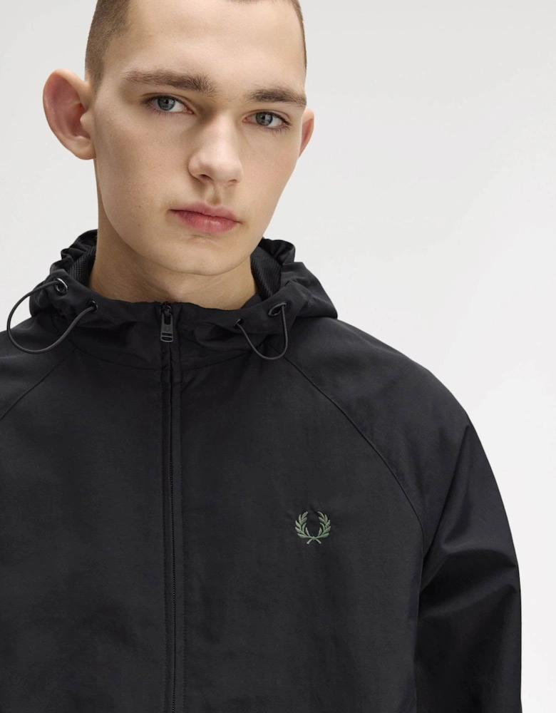 Mens Hooded Shell Jacket - Black 102