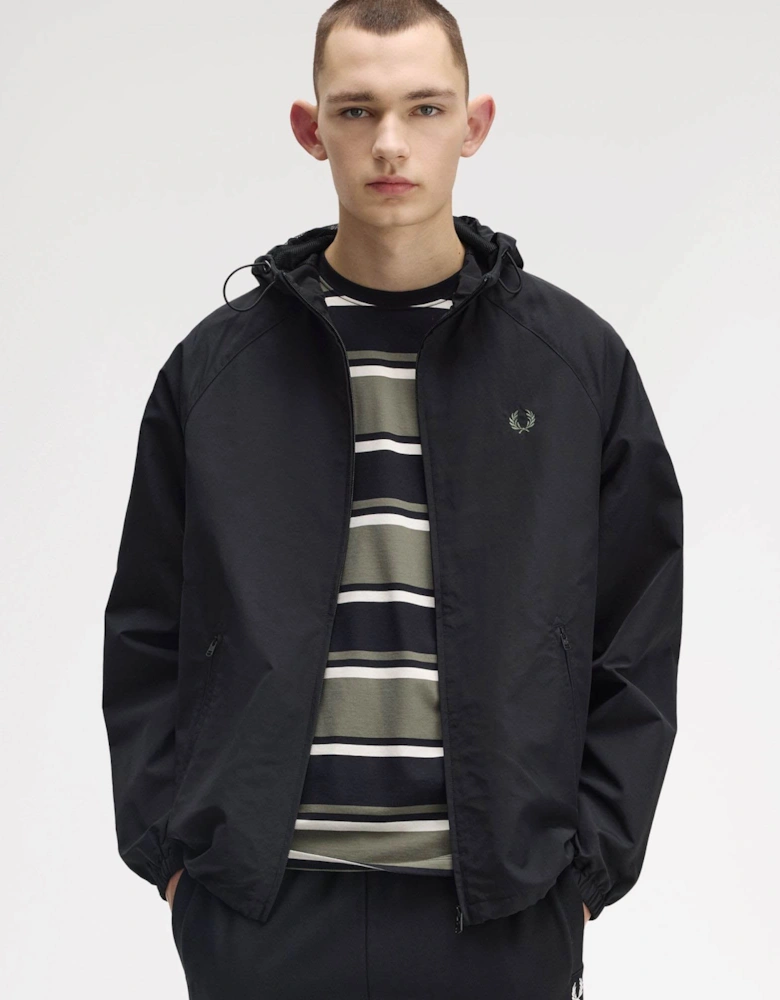 Mens Hooded Shell Jacket - Black 102