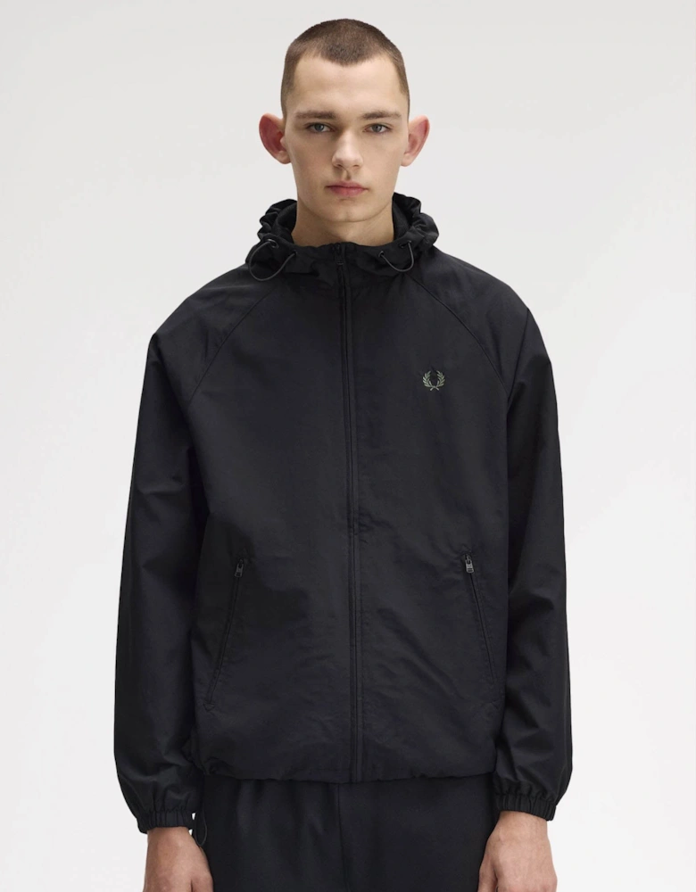 Mens Hooded Shell Jacket - Black 102