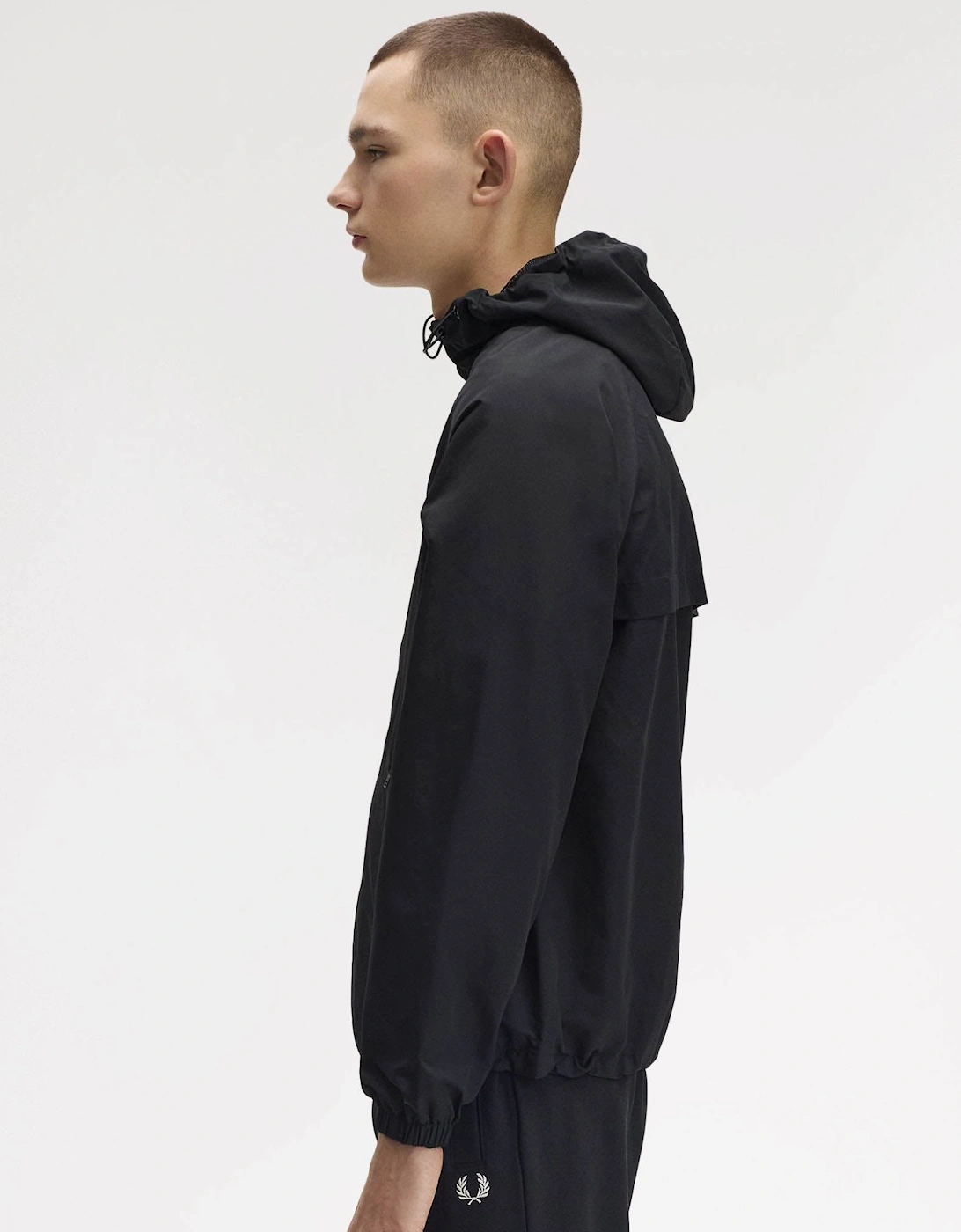 Mens Hooded Shell Jacket - Black 102