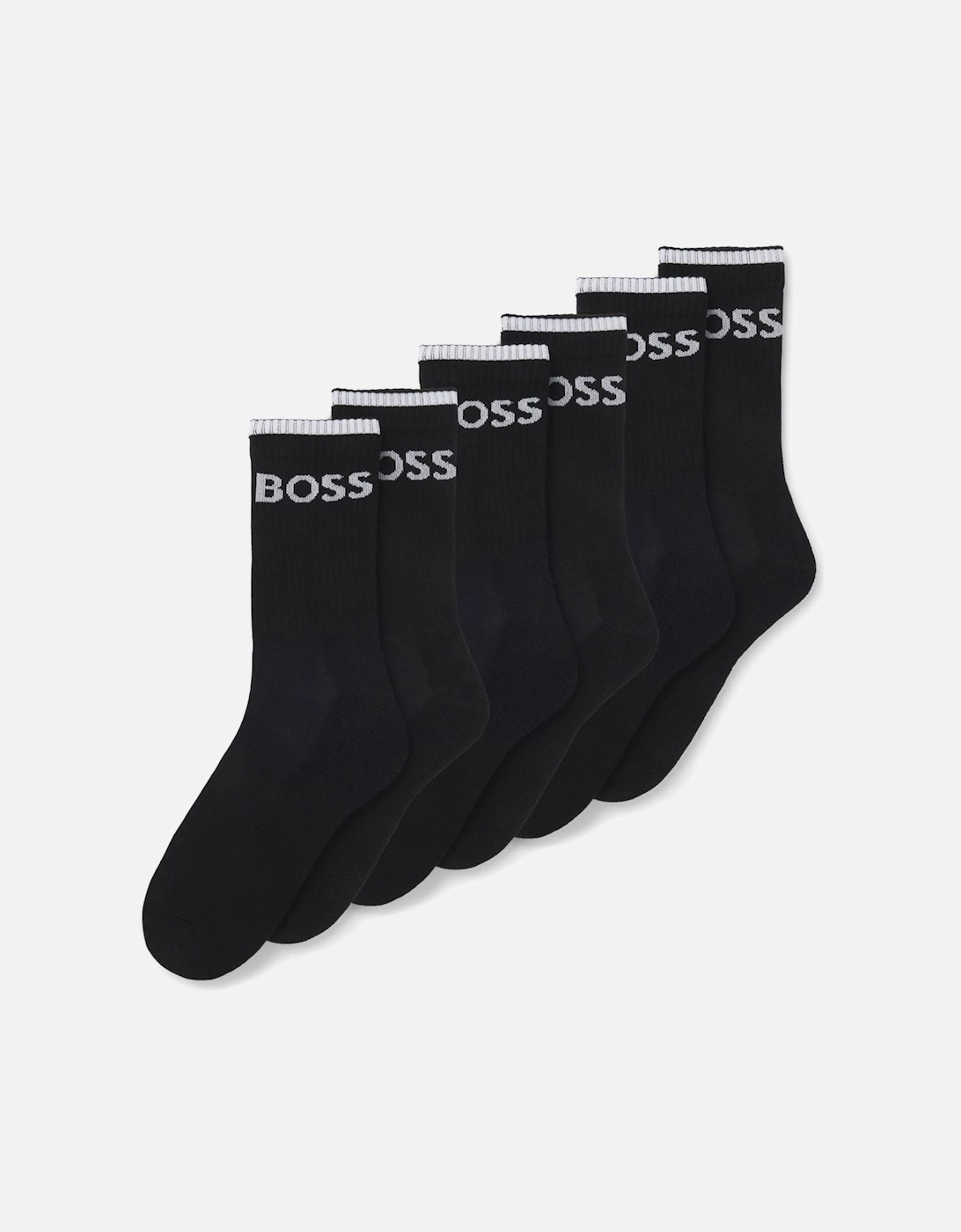 6 Pack of Ribbed Short Socks