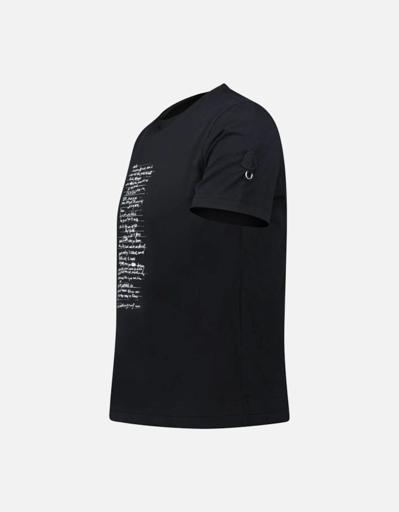 Moncler x Willow Smith Lyric T-Shirt in Black