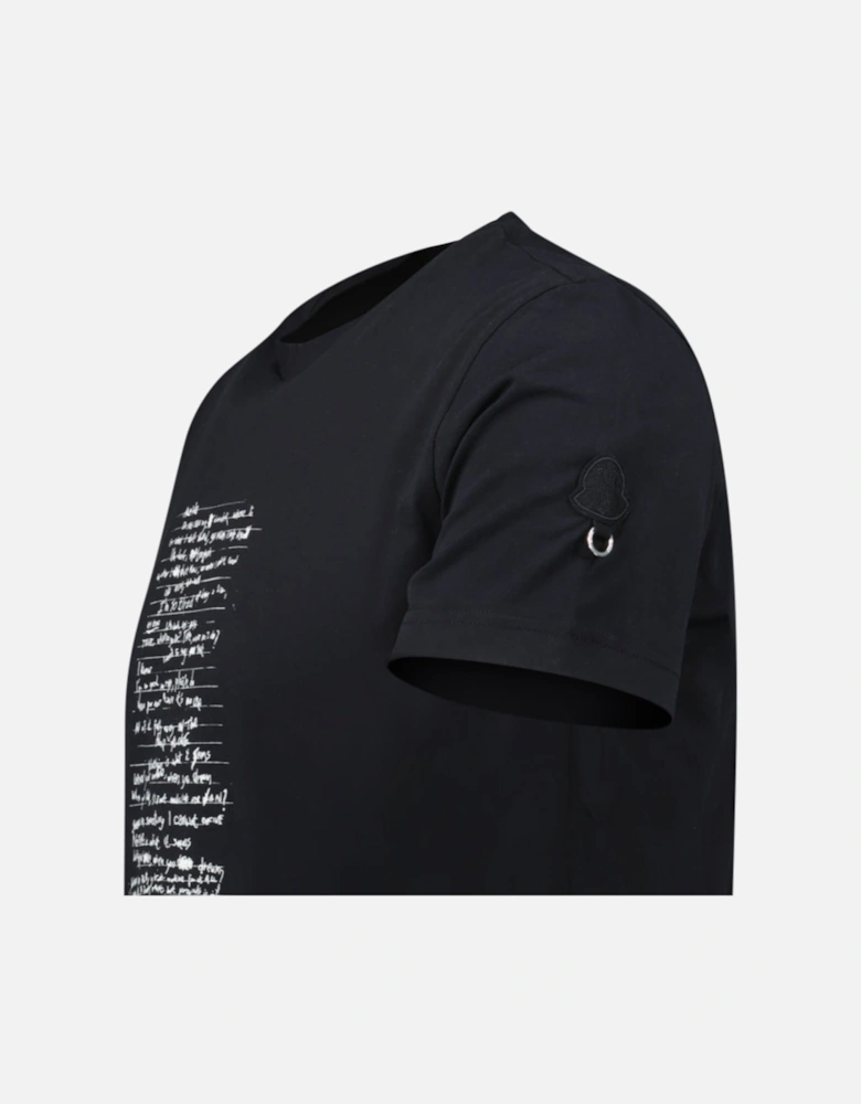 Moncler x Willow Smith Lyric T-Shirt in Black