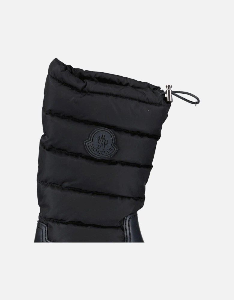 Moncler’s Ginette Rain Boots in Black