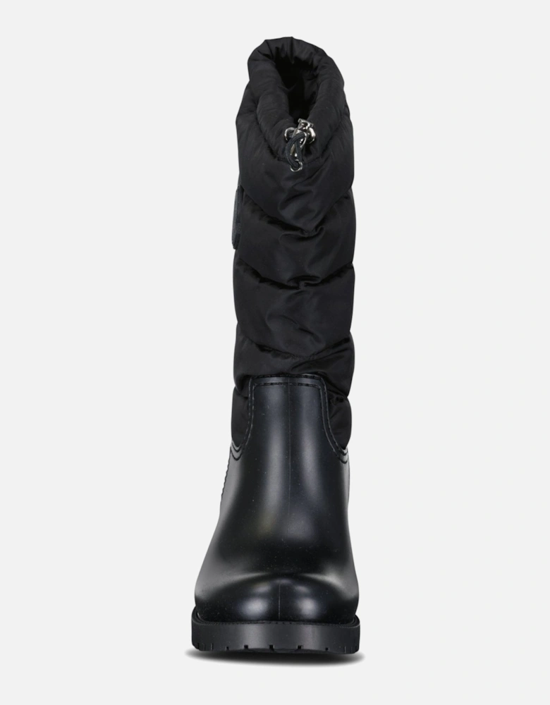 Moncler’s Ginette Rain Boots in Black