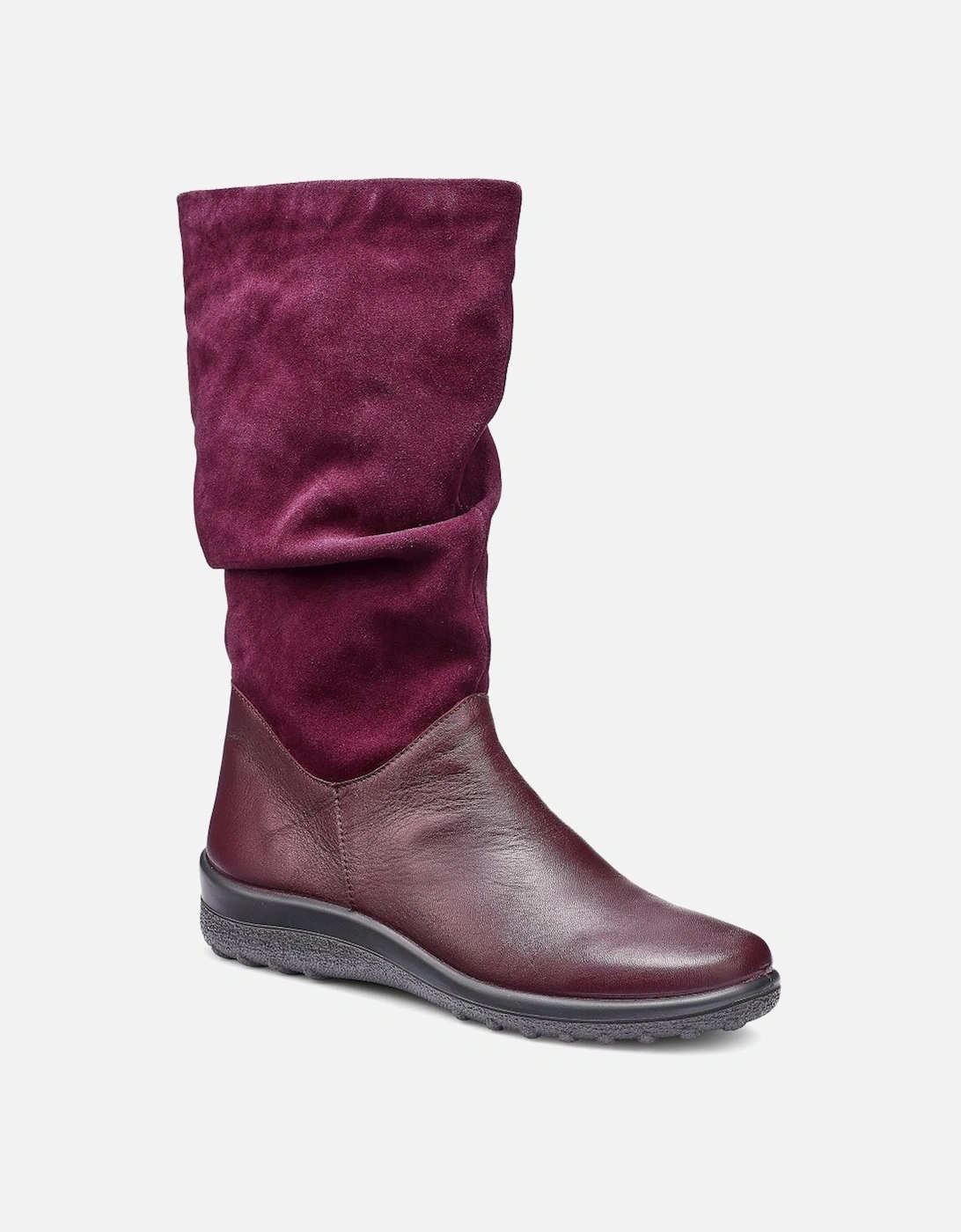 Mystery Womens Wide Fit Knee Length Boots, 6 of 5