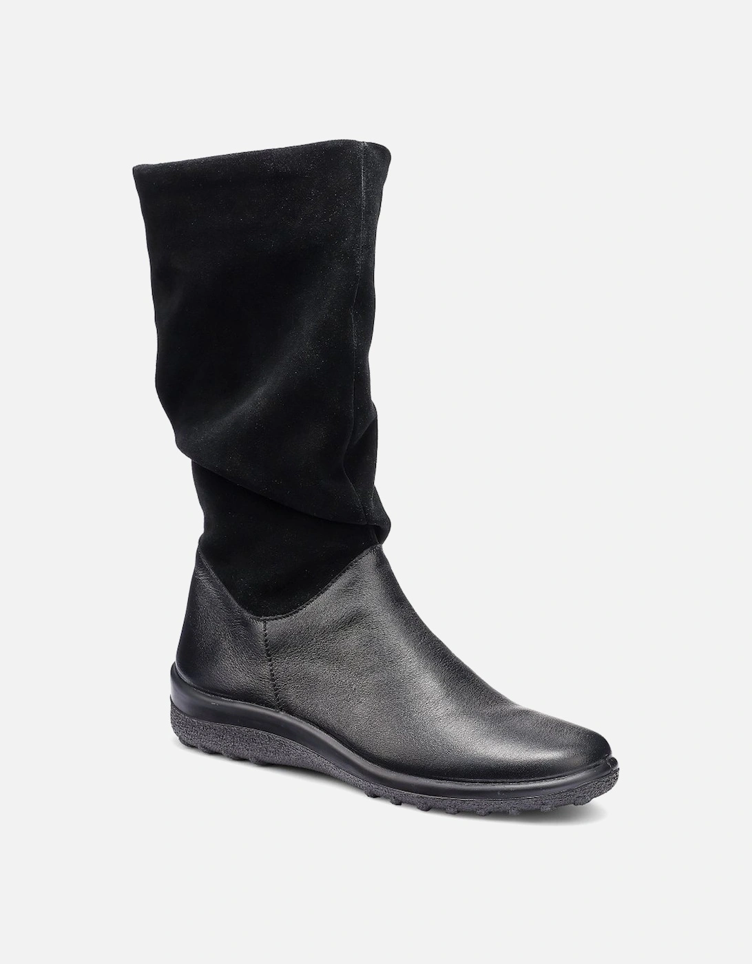 Hotter Women's Mystery Extra Wide Fit Knee Length Boots - Black - Size: 6