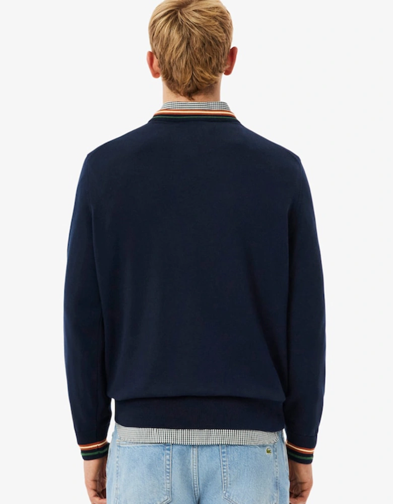 Striped Cotton Jersey Sweater