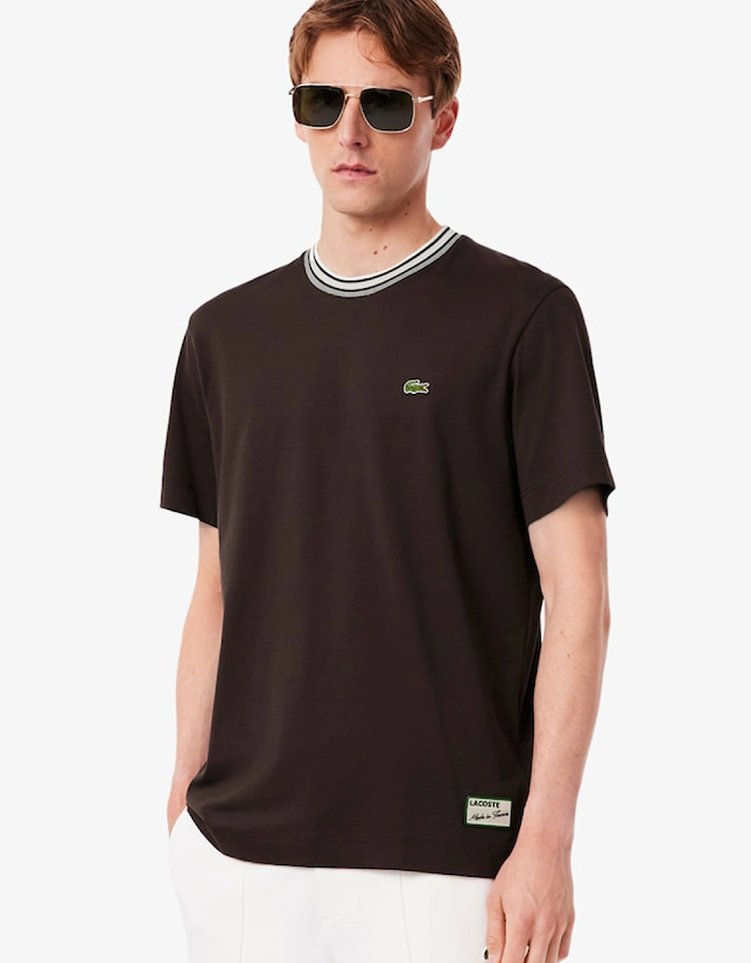 French Made Stripe Neck T-Shirt, 3 of 2