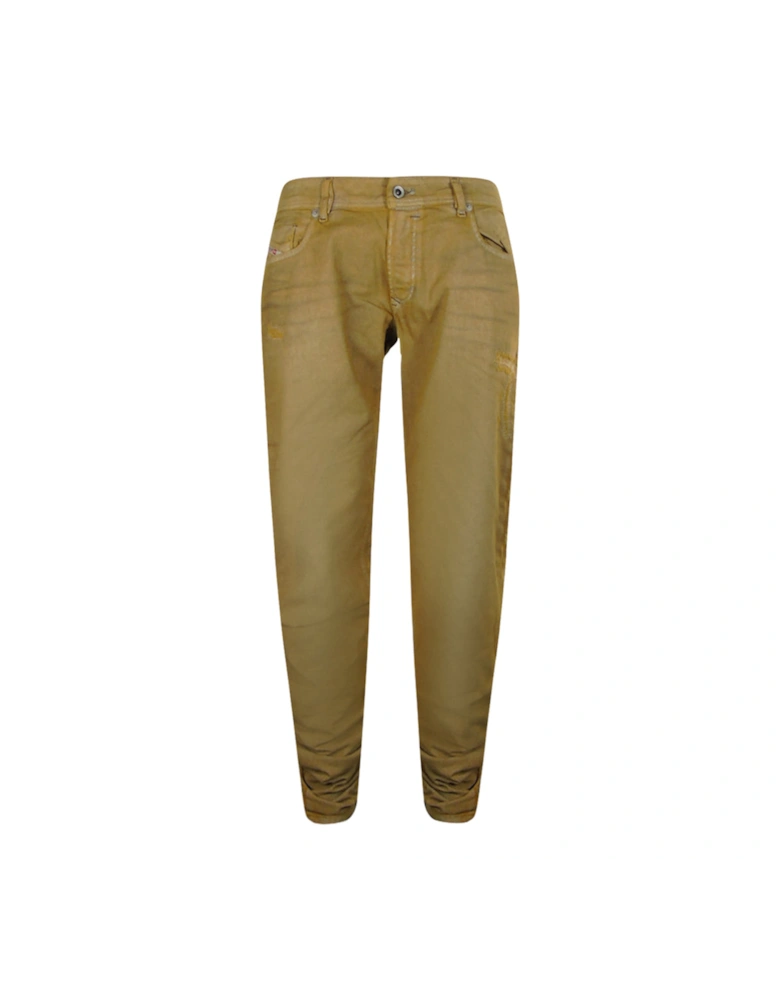Sleeker Brown Dirty Style Jeans