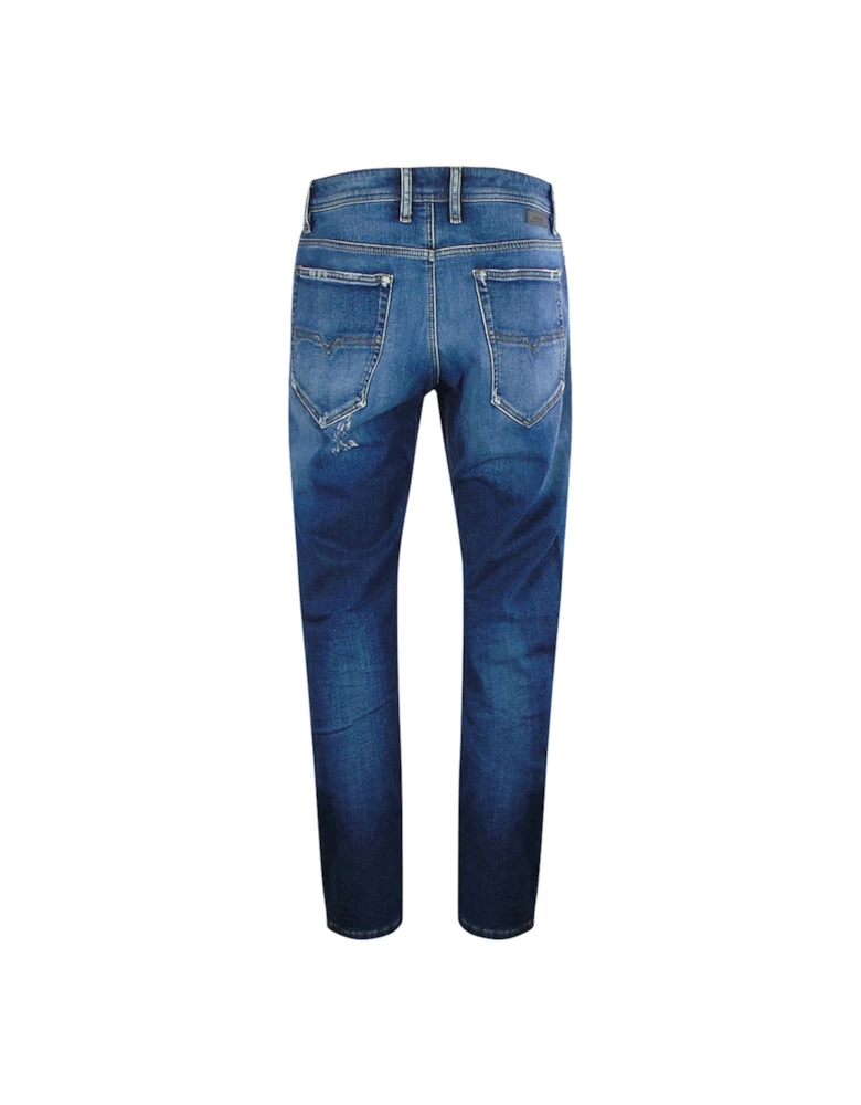 Narrot-T Ripped Style Blue Jogg Jean