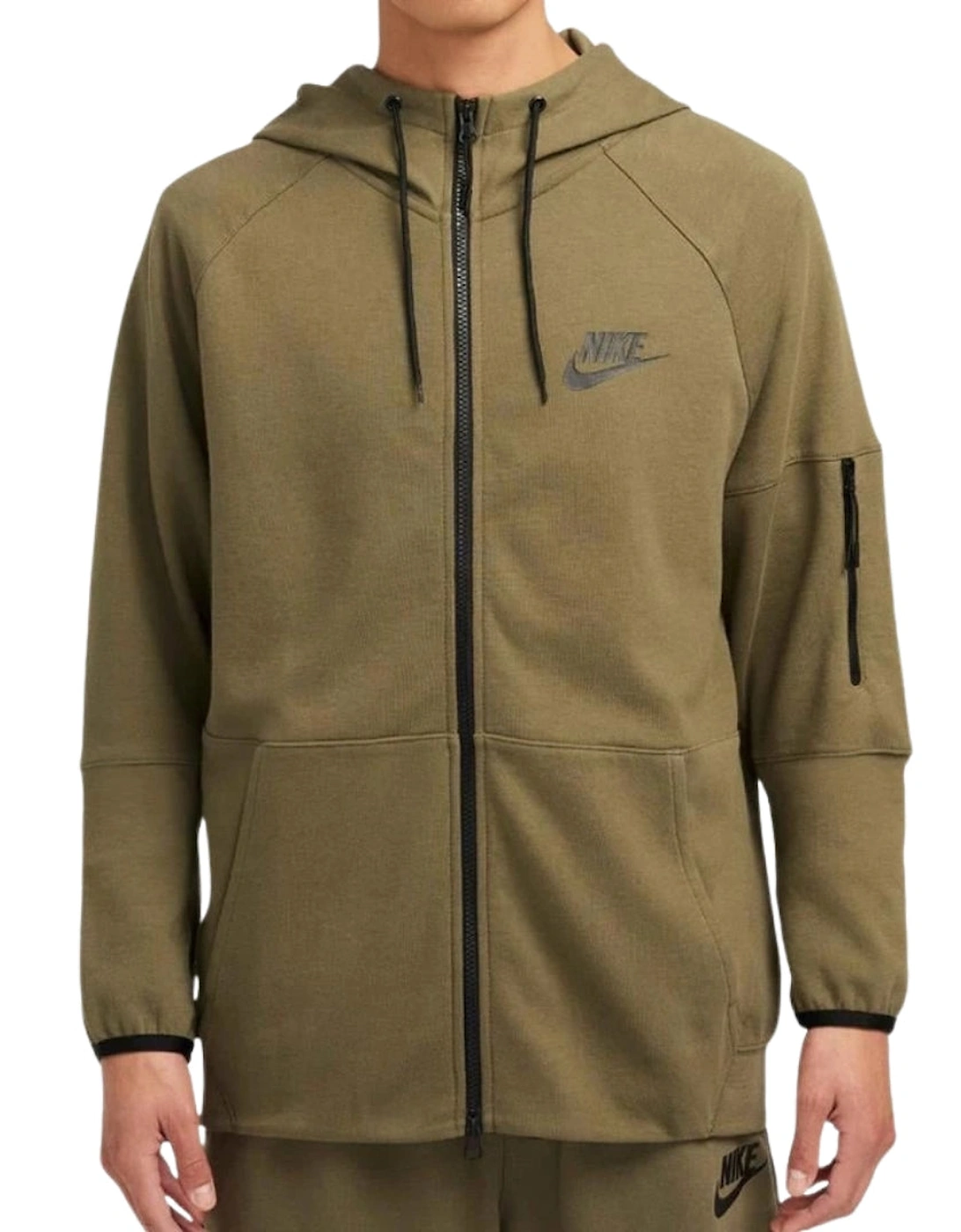 Khaki Green Hooded Zip - Up Jumper, 5 of 4