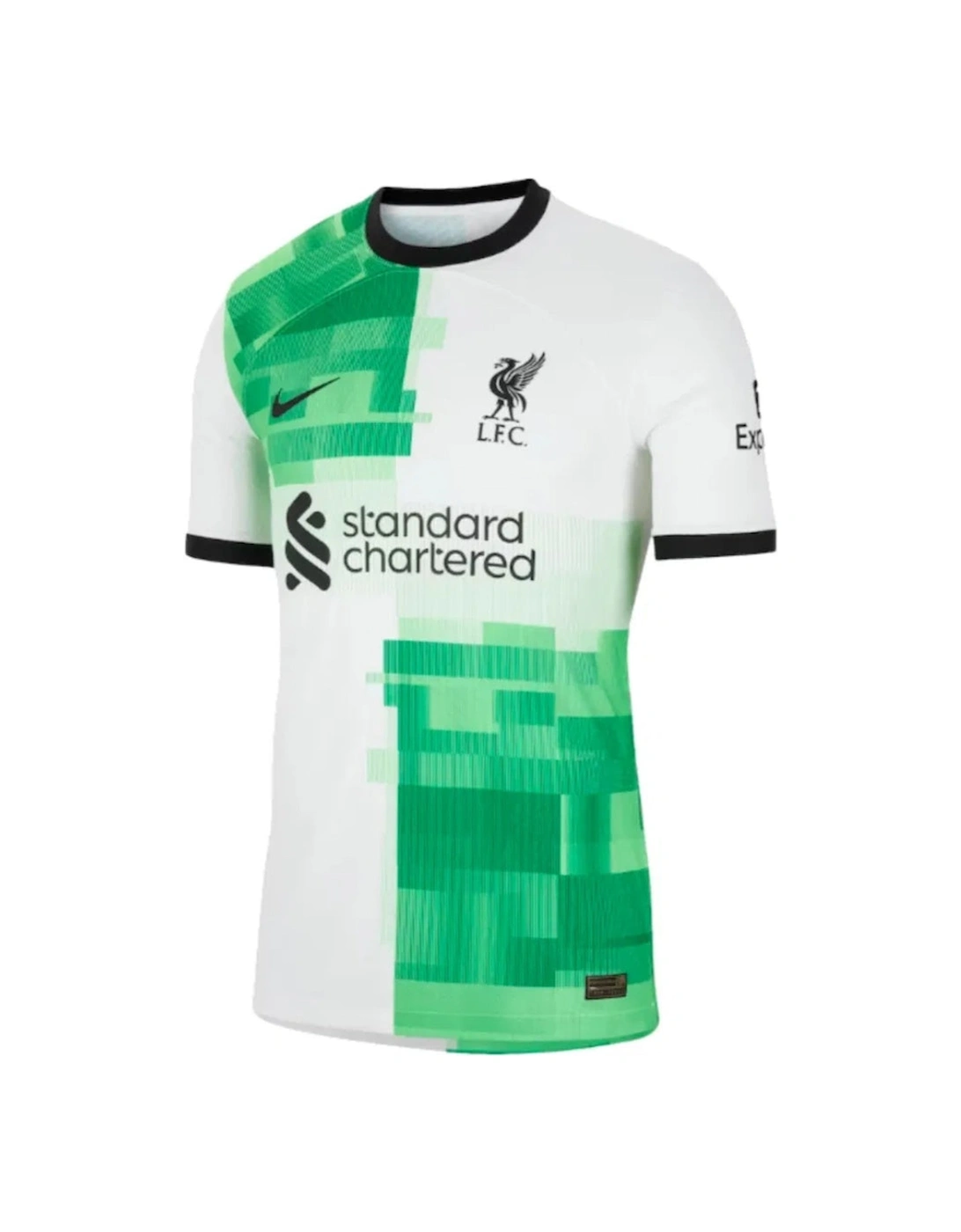 Liverpool White And Green Football Top, 3 of 2