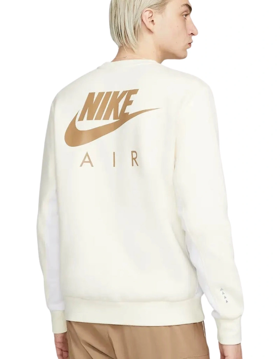 Air Large Logo White Jumper