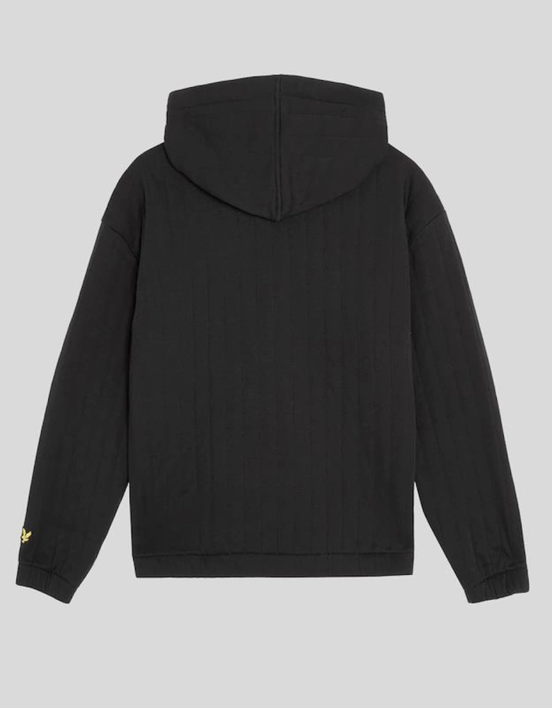 Quilted Full Zip Hoodie