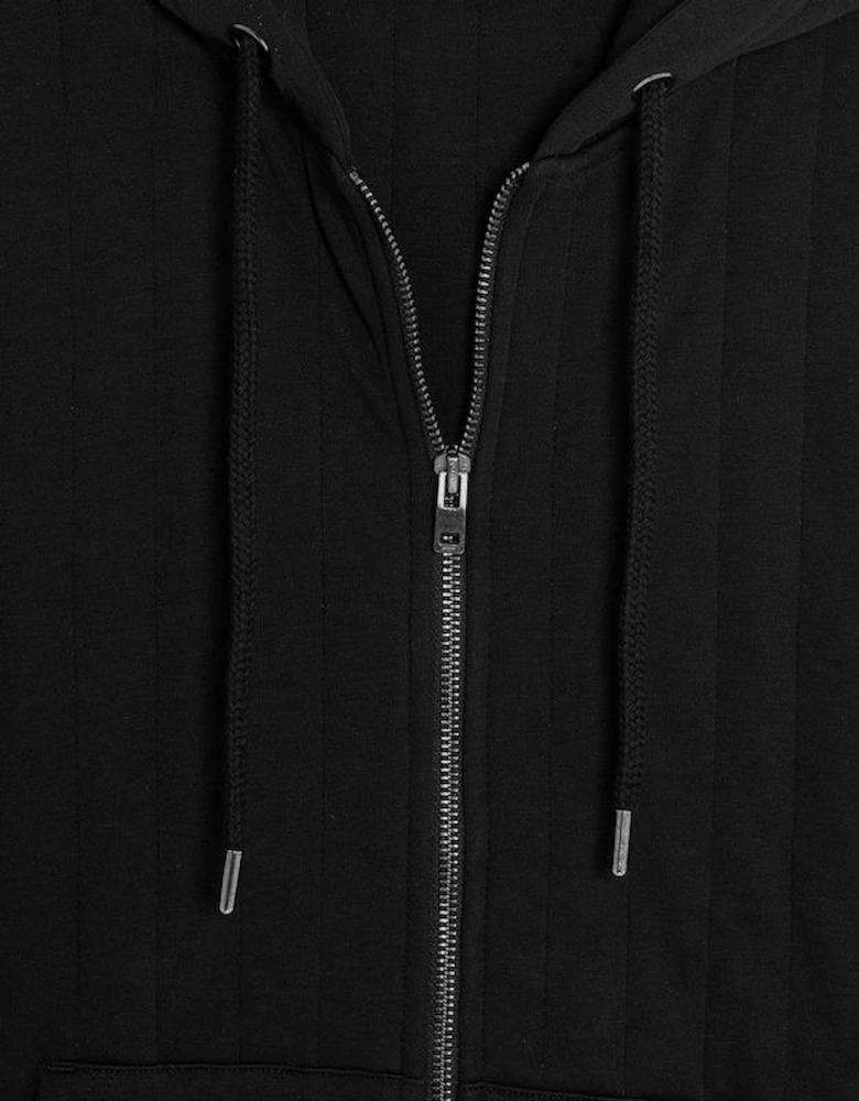 Quilted Full Zip Hoodie