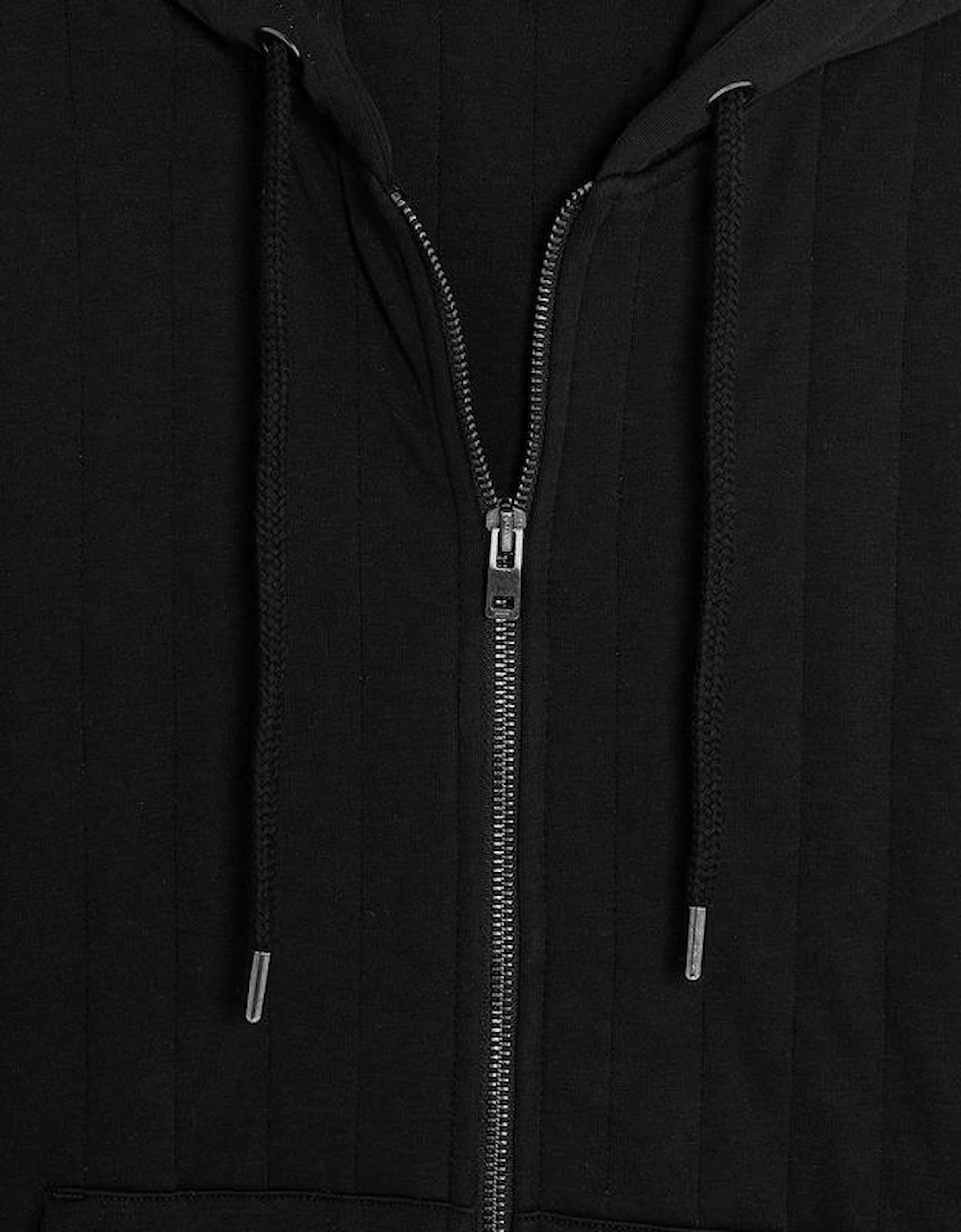 Quilted Full Zip Hoodie