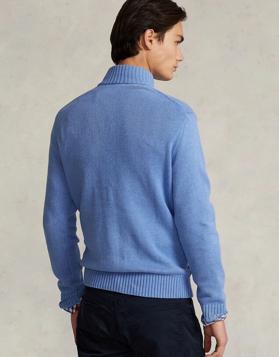 Ralph Lauren Cotton Quarter-Zip Sweater