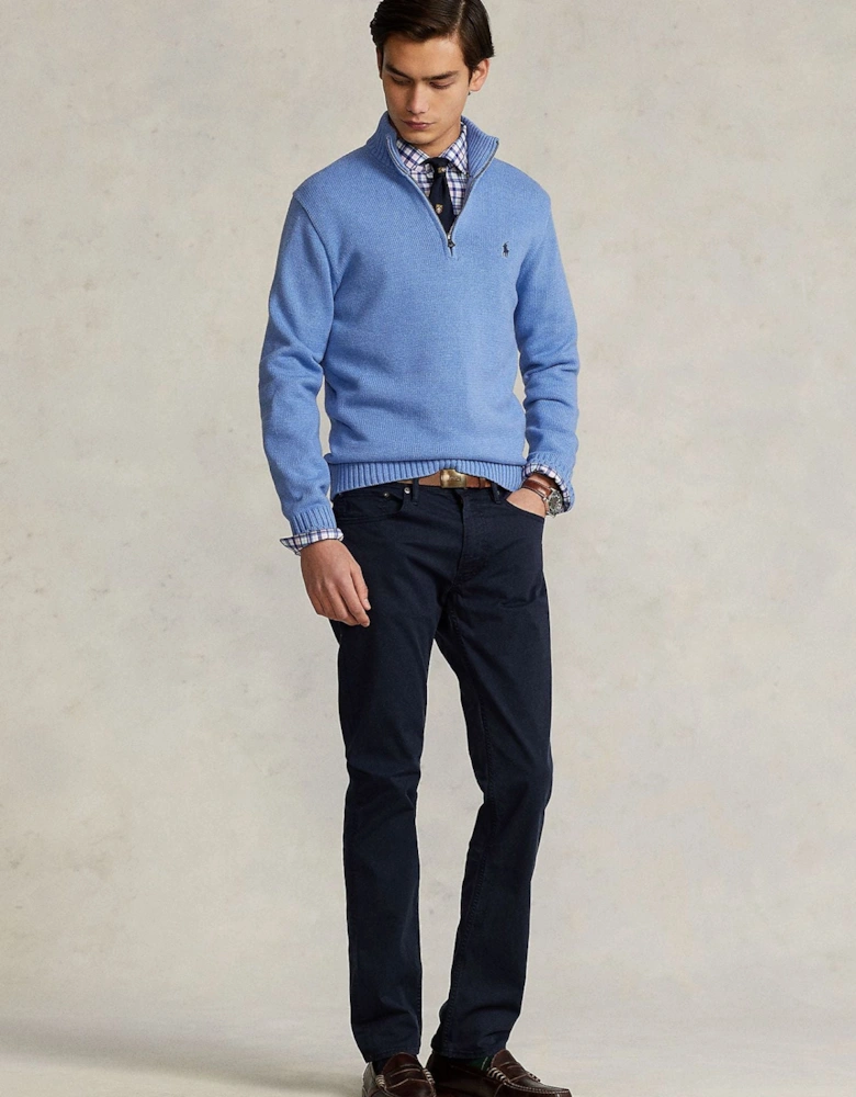 Ralph Lauren Cotton Quarter-Zip Sweater