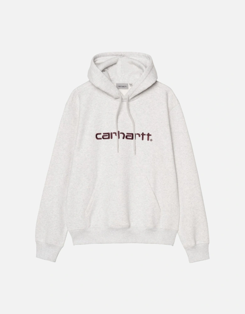 Script Hoodie - Ash Heather