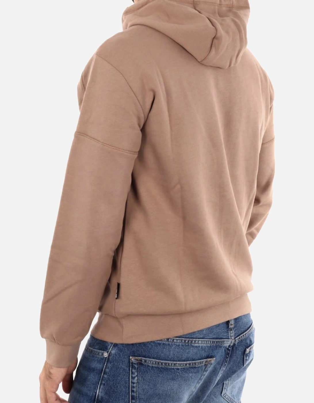 Hooded Tape Logo Sweatshirt - Portabella